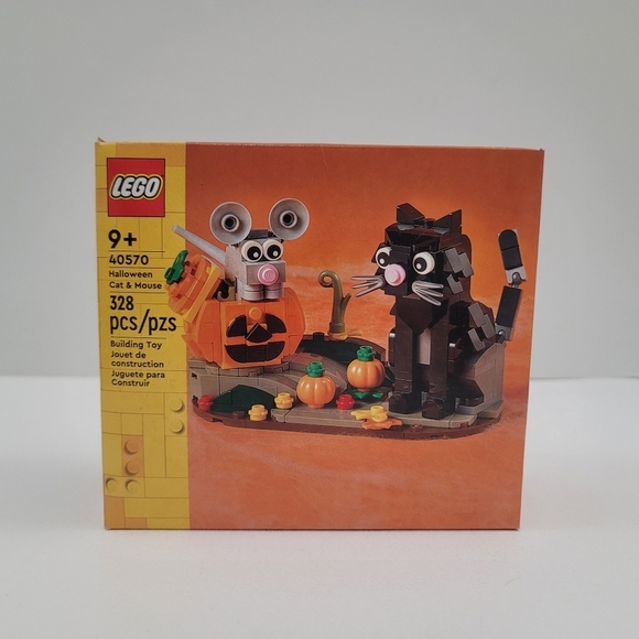 LEGO 40570 Halloween Cat & Mouse 328 Pcs Building Set New! Retired! - Picture 1 of 6